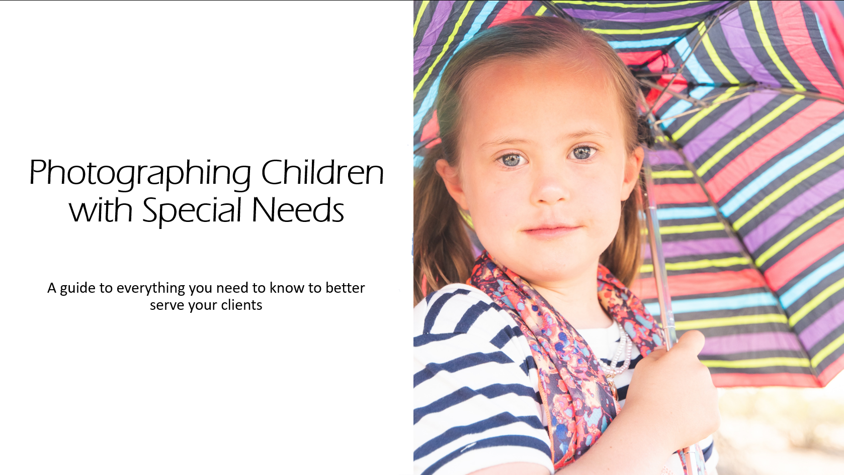 How to Photograph Children with Special Needs